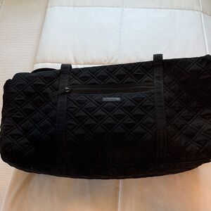 Vera Bradley Black Quilted Duffel Bag